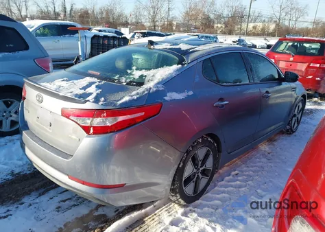 2011 Kia Optima Hybrid Ex from USA, damaged, VIN KNAGM4AD6B5002334